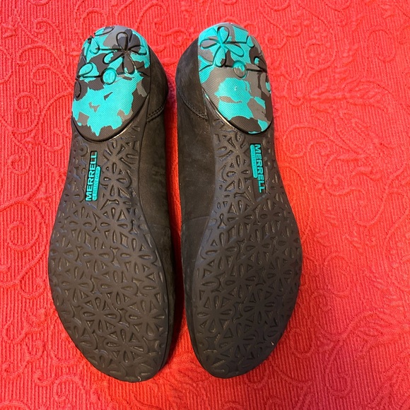 NWOT Merrell Mimix Haze size 7 black leather ballet flats - Picture 2 of 5